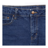 Denim Shorts Dark Wash Turn Up Hem Stretch