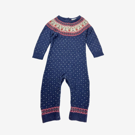 Rudolph Fairisle Knit Romper