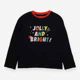 T-shirt black jolly and bright Long sleeve