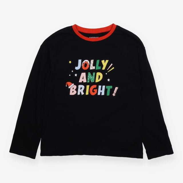 T-shirt black jolly and bright Long sleeve