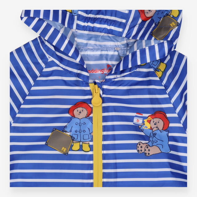 Puddle suit blue Paddington print