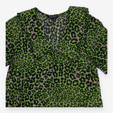 Fluro Animal Collar Midi Dress Multicolour Print