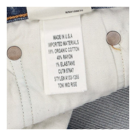 Jeans mid-blue with straight leg