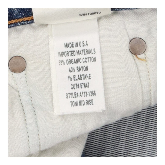 Jeans mid-blue with straight leg