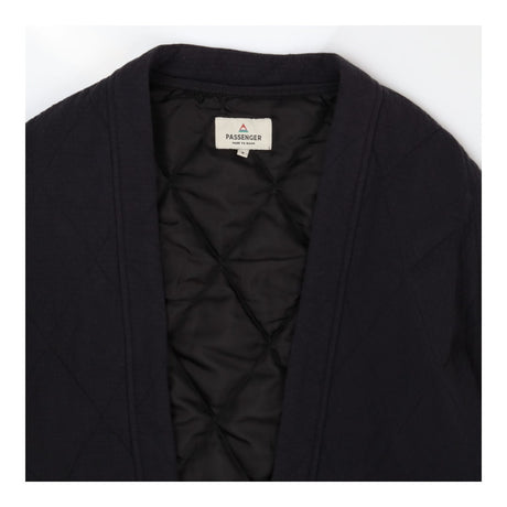 Quilted Overshirt Black