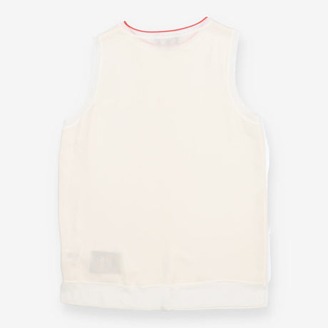 Theory Ivory 100% Silk Shell Top Luxury Sleeveless