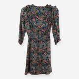 Paris Atelier Floral Tie Front Mini Dress