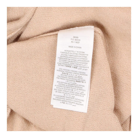 Cream Cashmere mix Knit Dress Long Sleeve