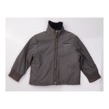 Coat black fur lining