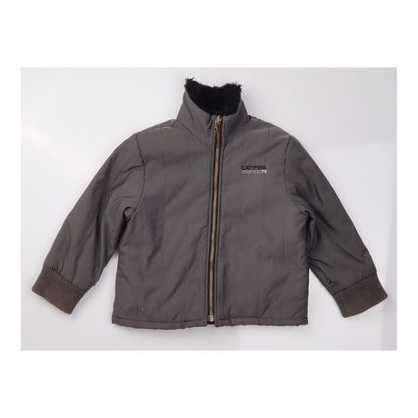 Coat black fur lining