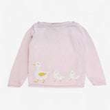Sweater light pink ducks
