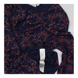 Maternity Nursing Tunic Navy and Pink Floral