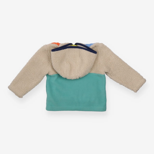 Colour Block Fleece Hoodie