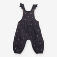 Dungarees Charcoal with Heart Appliques