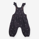 Dungarees Charcoal with Heart Appliques