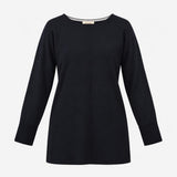 Jumper Dress Navy Blue Long Sleeves Si