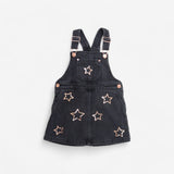 Black Denim with gold stars