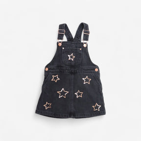 Black Denim with gold stars