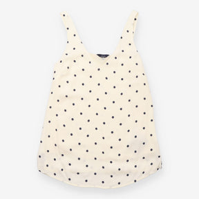 Kyra Polka Dot Cami Top Cream Black Spot