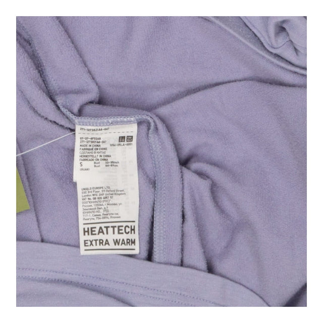 Uniqlo Lilac HEATTECH Thermal Long Sleeve Top