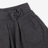 Jersey Bow Grey School Skirt