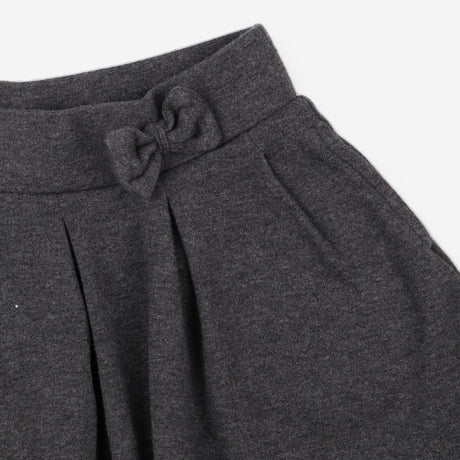 Jersey Bow Grey School Skirt