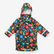 Fishermans coat blue large flowers