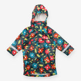 Fishermans coat blue large flowers
