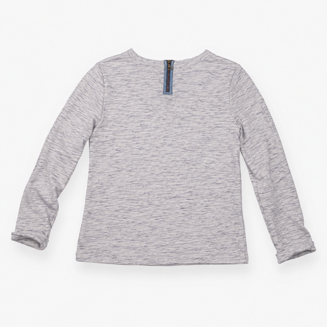 Sweatshirt Grey Marl Long Sleeve