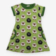 Dress long sleeved green sheep