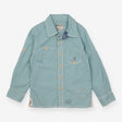 Shirt long sleeve blue and white check 