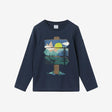 Adventure print long sleeve tee