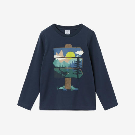 Adventure print long sleeve tee