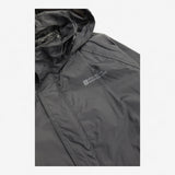 Pac a mac black hooded