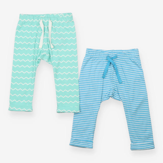 Jersey Joggers Blue Stripe and Wave 2-pack