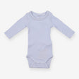 Bodysuit Blue Ribbed Lace Neckline