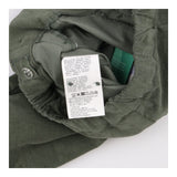 Iana green velour wide leg trousers