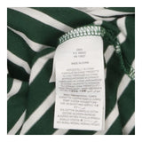 Green & Ivory Stripe Long Sleeve Tee Lace Peter Pa