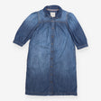 FatFace Blue Denim Puff 3/4 Sleeve Yoke Shirt Midi