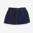 Cord Teal Navy Skirt