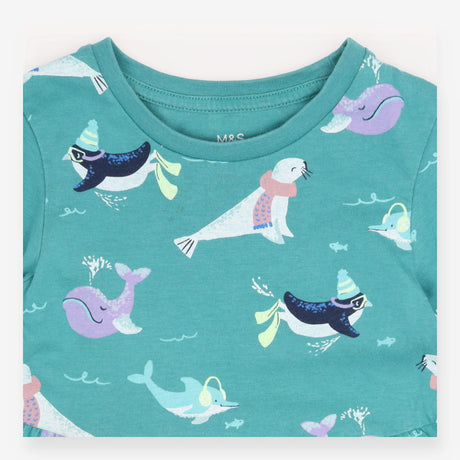 Green Winter Sea Creatures