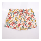 Pyjama Shorts Coral Pink Cream Tropical Leopard Pr