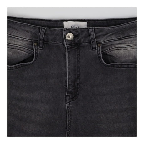 &et charcoal washed slim fit jeans