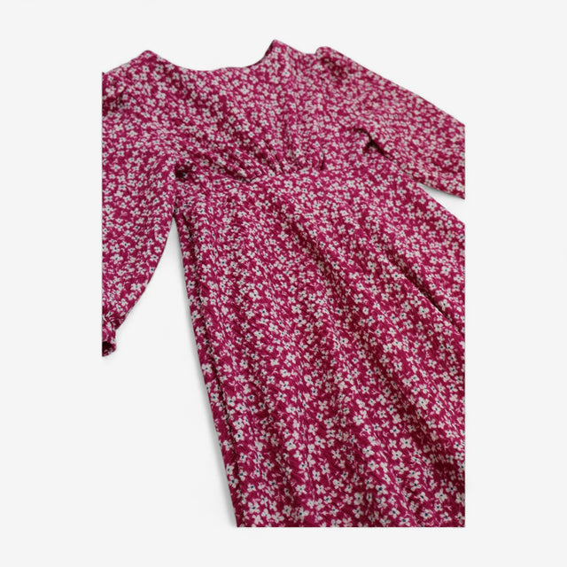 Dress Pink with Ditsy Floral