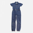 Blue denim jumpsuit 5 buttons