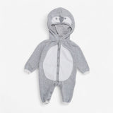  JLPGrey Penguin Knit Romper
