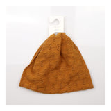 Snood Ochre Mustard Yellow Merino Wool Lace Knit S