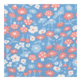 Sleepsuit Blue and Coral Toadstools