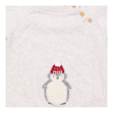 Grey Knit Sweater Chilly Penguin