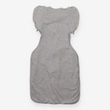 Swaddle Up with Removable Arms Grey and White Twil